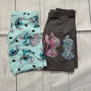 Disney Stitch and Angel Shorts Girls’ size Medium 7/8